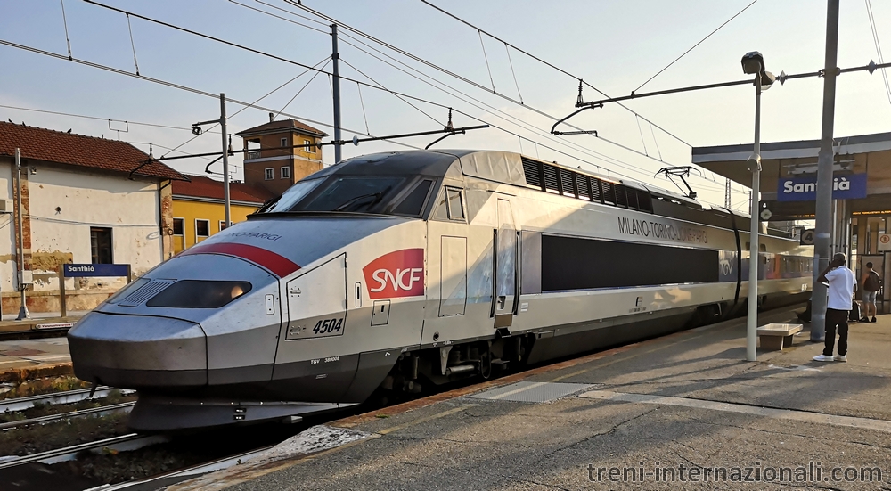 Treno EuroCity TGV Milano - Parigi  a Santhi�