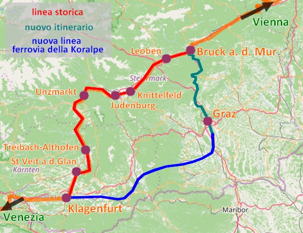 Mappa percorso Espresso Riviera