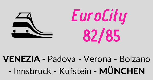 EuroCity 82/85 �bb-DB Venezia - Monaco di Baviera